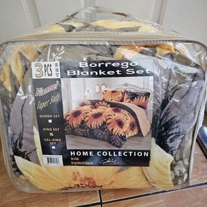 King Borrego Blanket 3 piece set